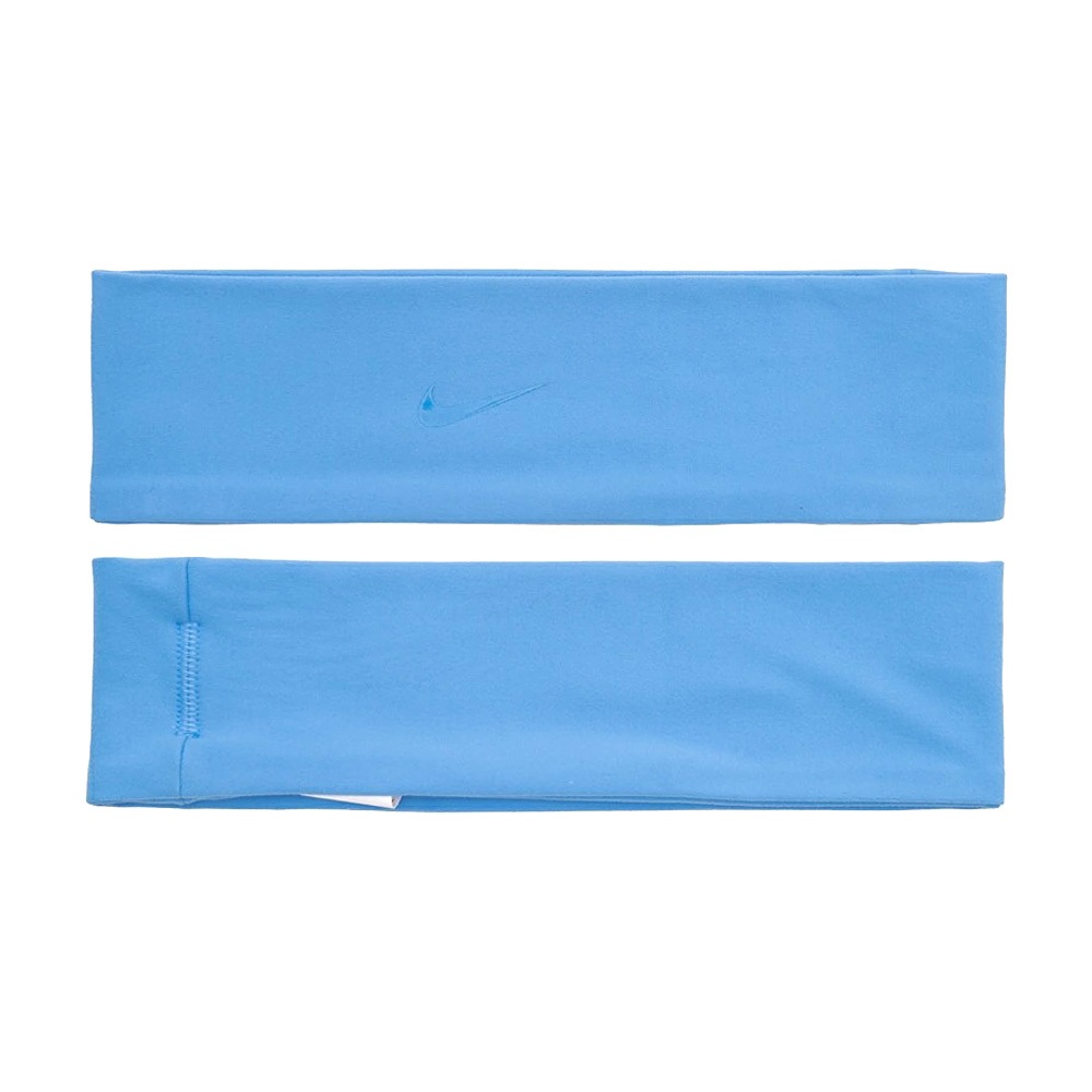 NIKE FURY ELEVATE 頭帶 運動頭帶 止汗髮帶 健身 訓練 慢跑 運動 吸濕 排汗 乾爽 柔軟 刷毛 藍, , large