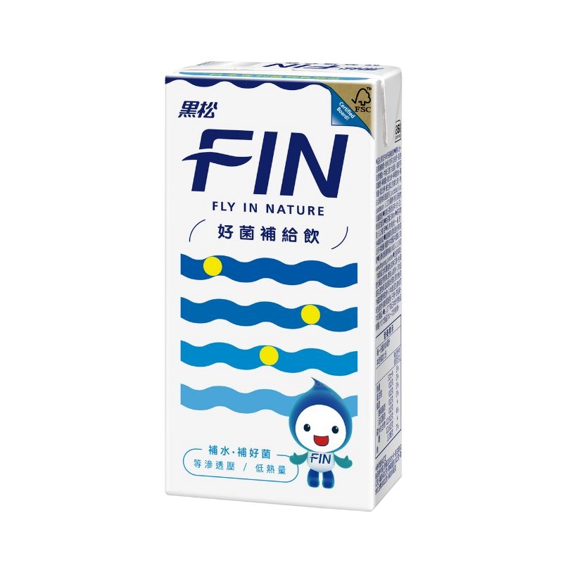 黑松FIN好菌補給飲 300ml, , large