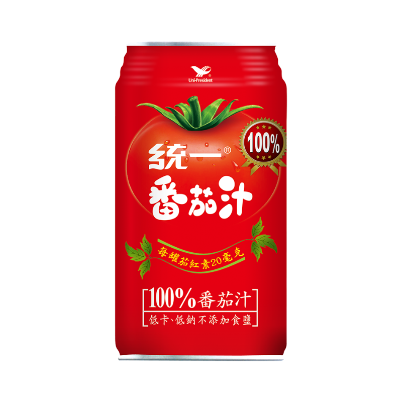 統一嚴選素材番茄汁Can340ml
