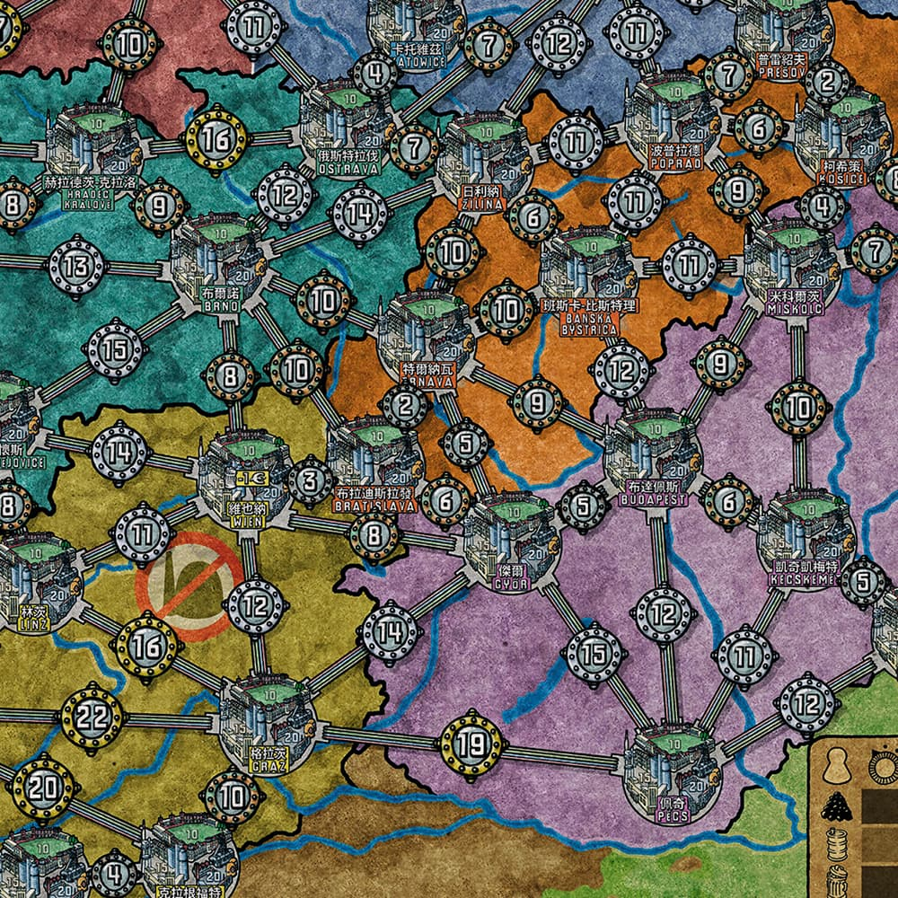 【新天鵝堡桌遊】電力公司擴充2：荷比盧/中歐地圖, , large