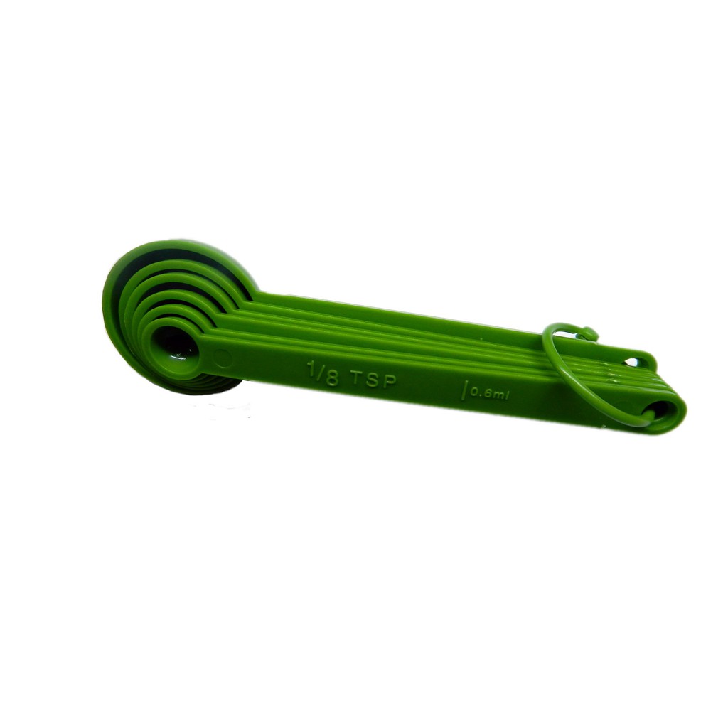 GS MALL 台灣製造 6入圓形量匙 隨機色 圓形量匙 調味量匙 調味匙 圓形匙 量匙 料理匙 湯匙 勺子, , large