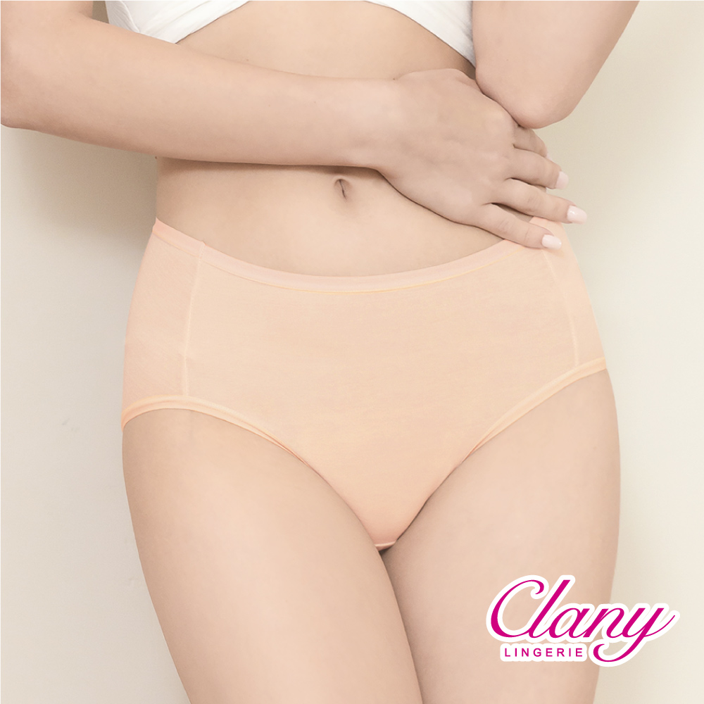 【Clany可蘭霓】新美膚面膜莫代爾中腰M-XL內褲 裸感膚 2223-11, , large