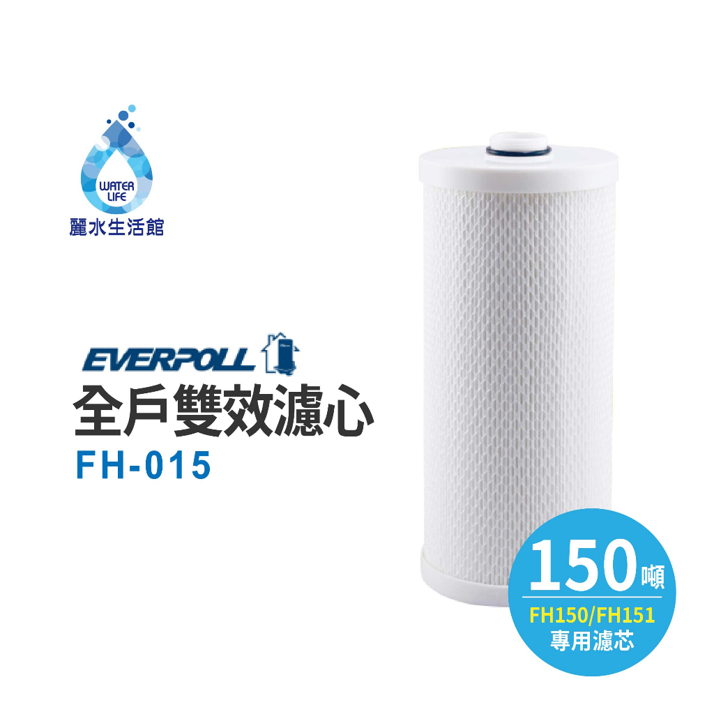 【麗水生活】愛科濾淨-EVERPOLL-全戶設備FH-015濾心傳家寶全戶濾淨(150噸) 大樓過濾 大型濾水器 濾芯