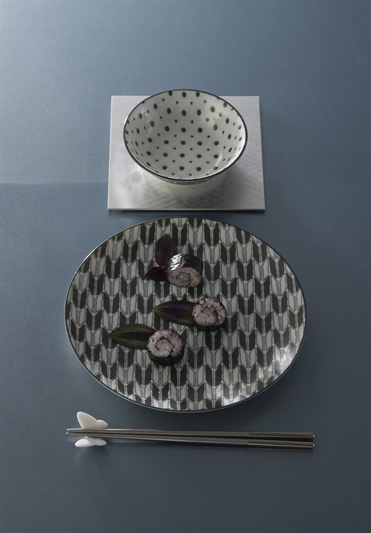 【毓秀堂】AWASAKA komon 餐盤(市松), , large