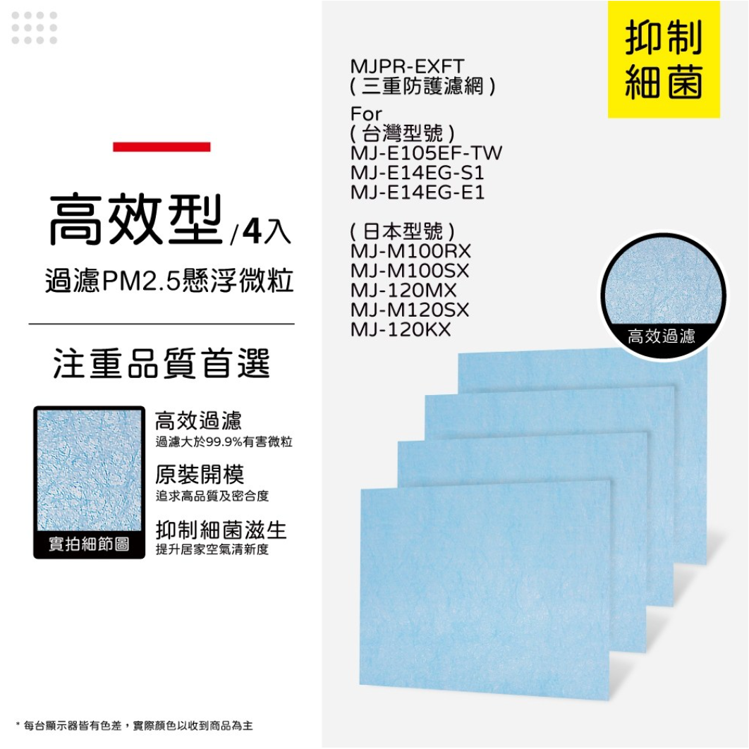 蟎著媽 適用 三菱 MJ-E105EF-TW MJ-E14EG-S1 MJ-M100RX MJ-M100SX 除濕機 濾網, , large