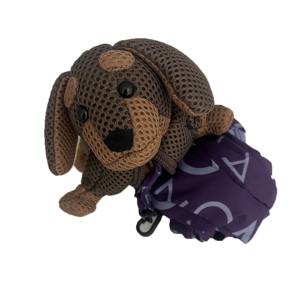 【生活好室】臘腸狗多用途購物袋 購物袋 抗菌 可機洗 (購物袋顏色隨機), , large