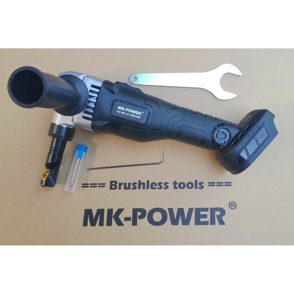 WIN五金 MK-POWER  MK-161無刷18V壓穿式電剪 鍍鈦撞針 浪板剪 可剪白鐵板 鋁板 鐵皮剪 鐵工, , large