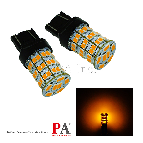 [PA LED]  55 SMD Signal Turn Light Yellow T20 / 7443 / 7440, , large