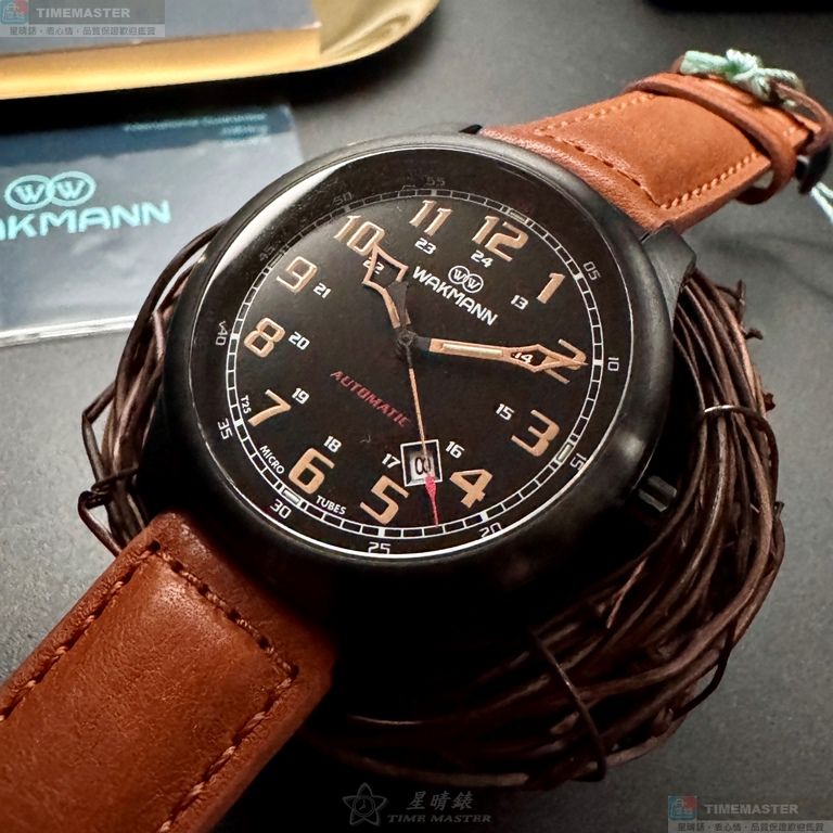 [TIMEMASTER] WAKMANN watch, 44mm, WA00038, , large