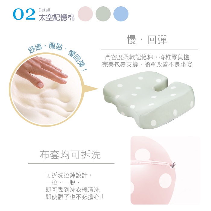 【格藍傢飾】水玉涼感舒壓美臀墊 記憶綿 記憶枕 坐墊 座墊 尾椎坐墊 臀部坐墊 舒壓記憶棉坐墊 記憶坐墊, , large