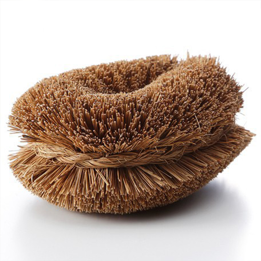 【SV8563】日本進口 天然植物纖維棕刷二入 餐具 廚房清潔刷 砧板清潔刷 菜瓜布 棕刷 纖維刷