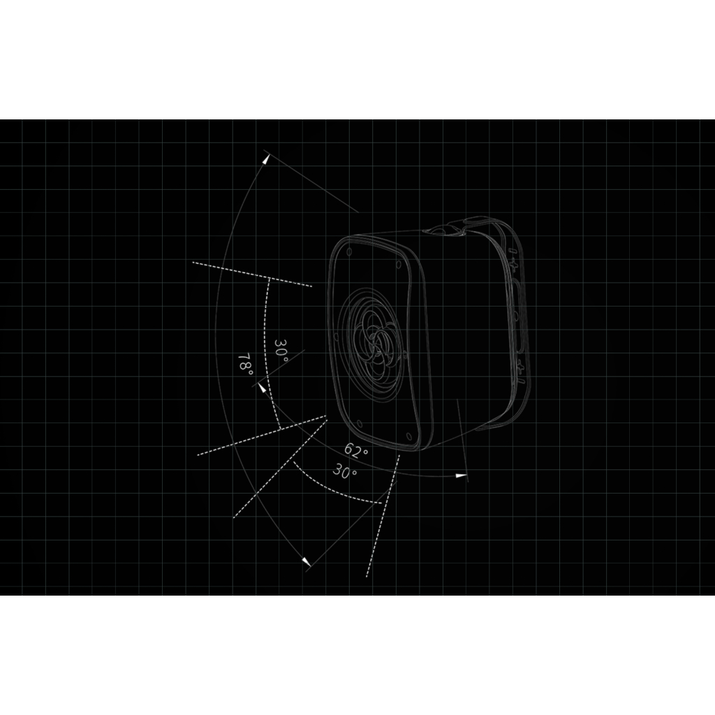 Anaccord雅那歌音響 DC-03-H6 6inch RUBY XSpira IPX66 waterproof desktop wall mount coaxial speakers 1pair, , large