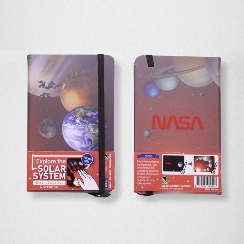 NASA太陽系感溫筆記本, , large