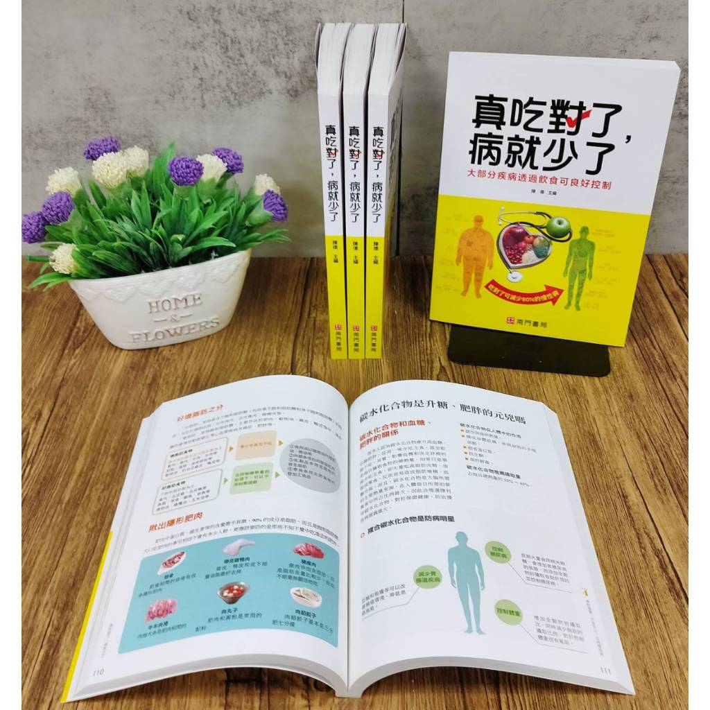 《南門書局》《真吃對了，病就少了》1冊　定價350元　特價＄245