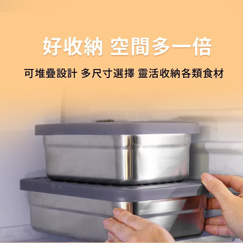 PERFECT 理想牌 金緻316不鏽鋼可微波保鮮盒便當盒長型保鮮盒可堆疊 500cc（15cm）-Leidea樂德兒, , large