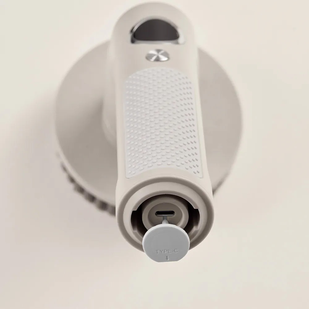 ARTISAN奧堤森 第三代USB兩用電動清潔刷 多功能 無線電動 清洗刷 清洗機 清洗高處 多刷頭 耐用 耐磨 暖月灰, , large