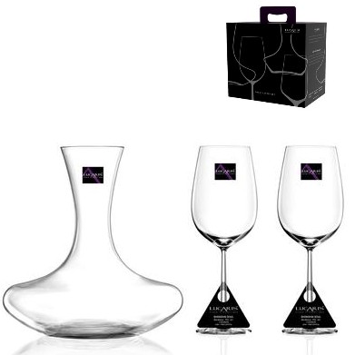 LUCARIS 禮盒組 醒酒瓶 紅酒杯 無鉛水晶玻璃 金益合玻璃器皿, , large