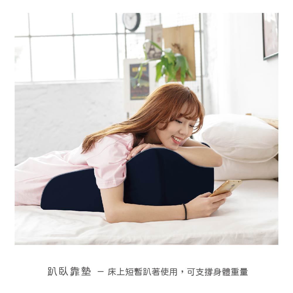 ｜涼感深藍｜舒足枕XL號 抬腿枕 枕頭 趴枕, , large
