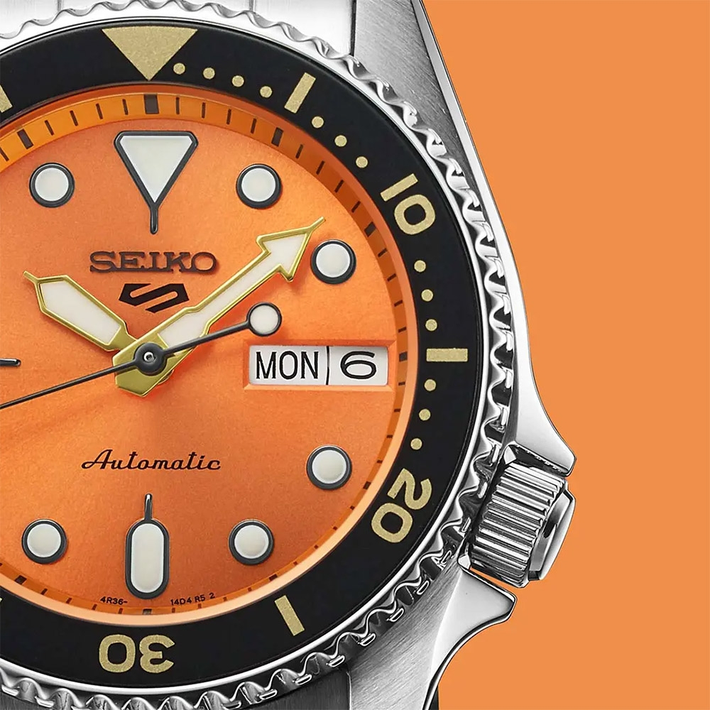 SEIKO 精工 5 Sports 系列機械錶-38mm 4R36-14B0L(SRPK35K1), , large