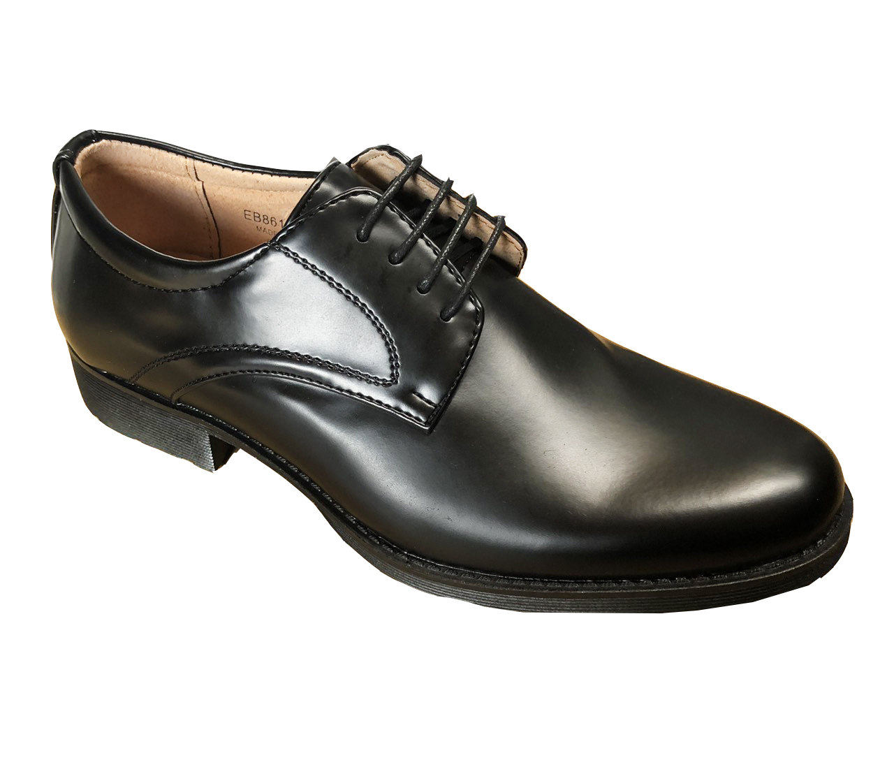 EB8612 學生皮鞋, 黑色-25.5cm, large