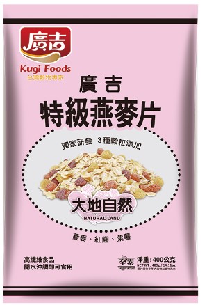 【廣吉】特級燕麥片-大地自然 400g, , large