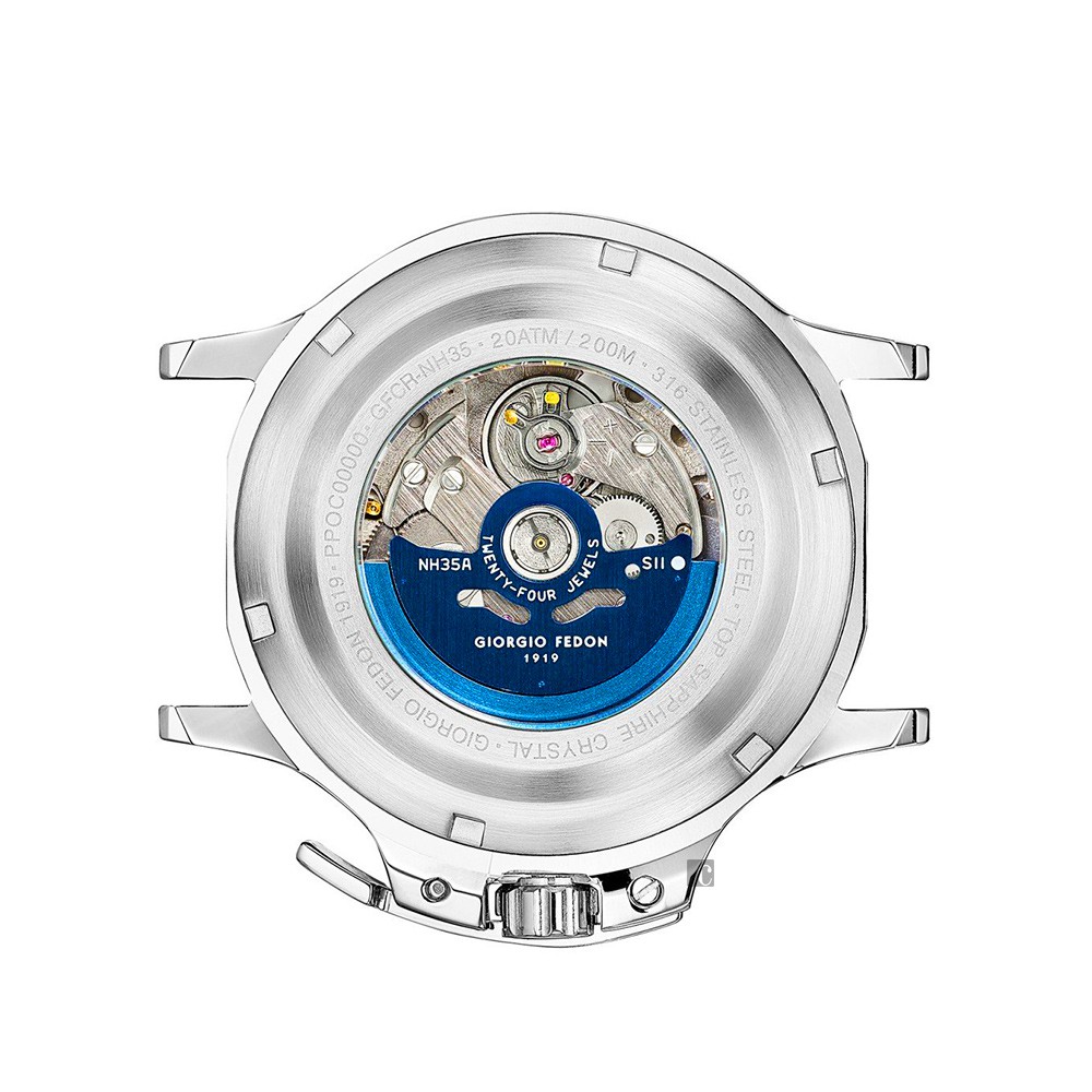 GIORGIO FEDON 1919 海藍寶石系列第二代 AQUA MARINE II 機械錶 GFCR005, , large