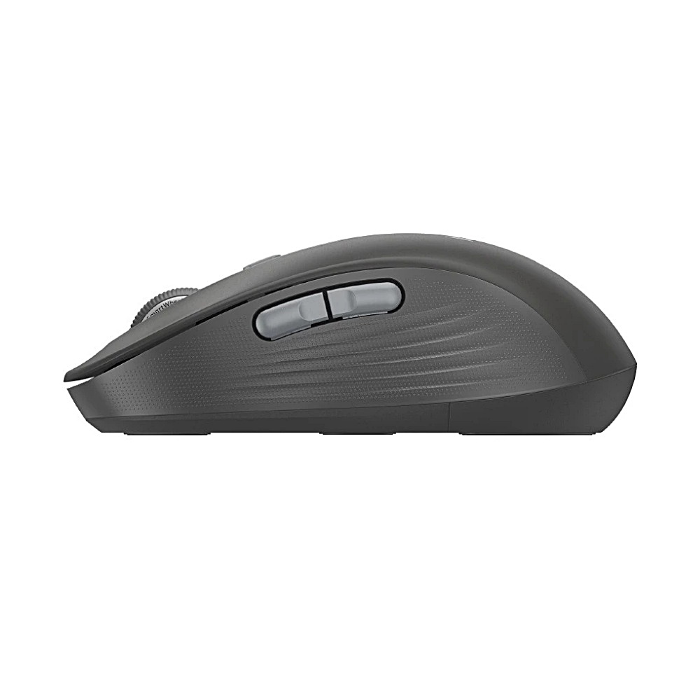 【 Logitech 羅技 】M750L 石墨黑 大手用 靜音 多工 無線 滑鼠, , large