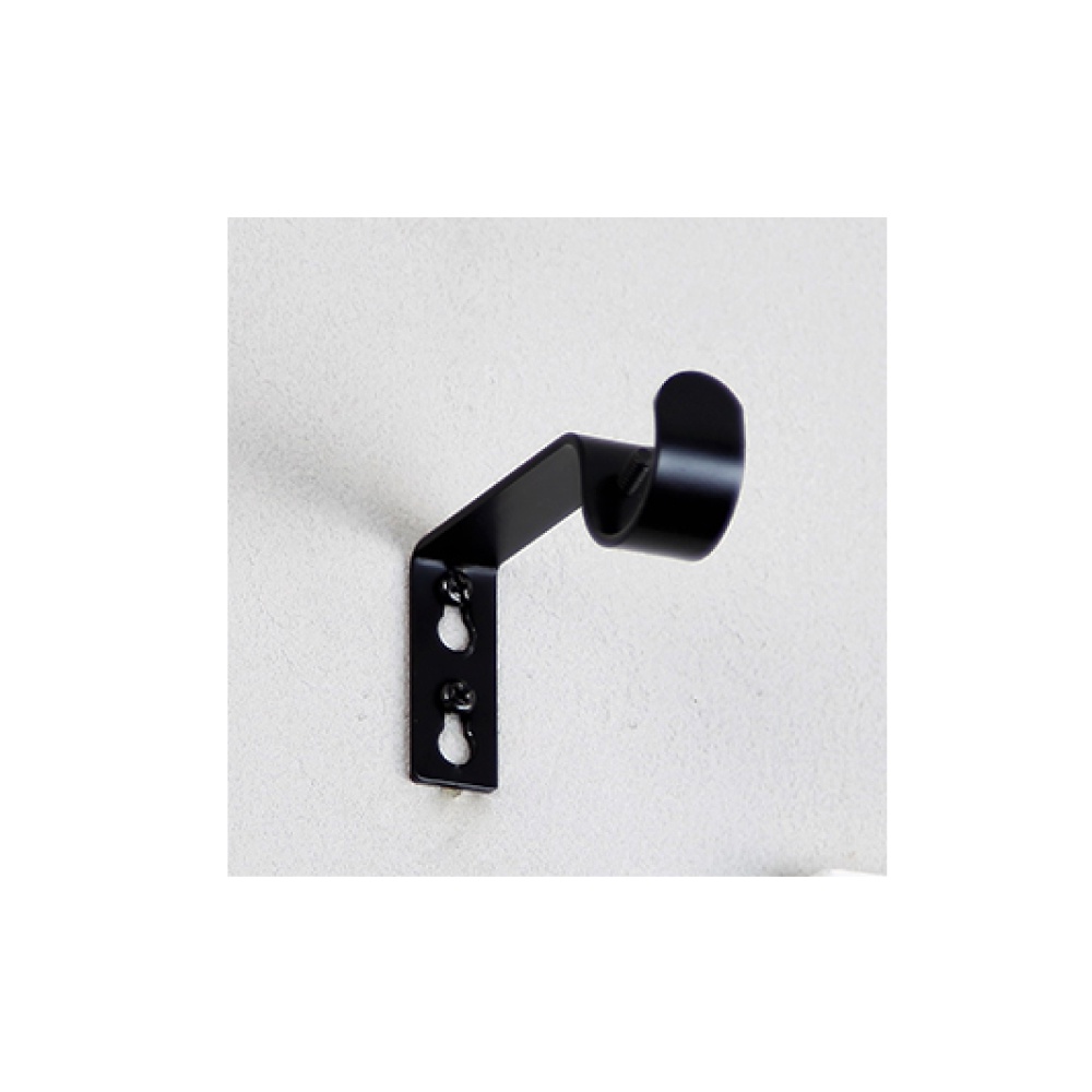 Curtain Rod Brackets – Fits 28mm Rod | Set of 3 | Wall Mount | 5 Colors | Metal Support Holders | Made in Taiwan-Oil Brushed Bronze, , large