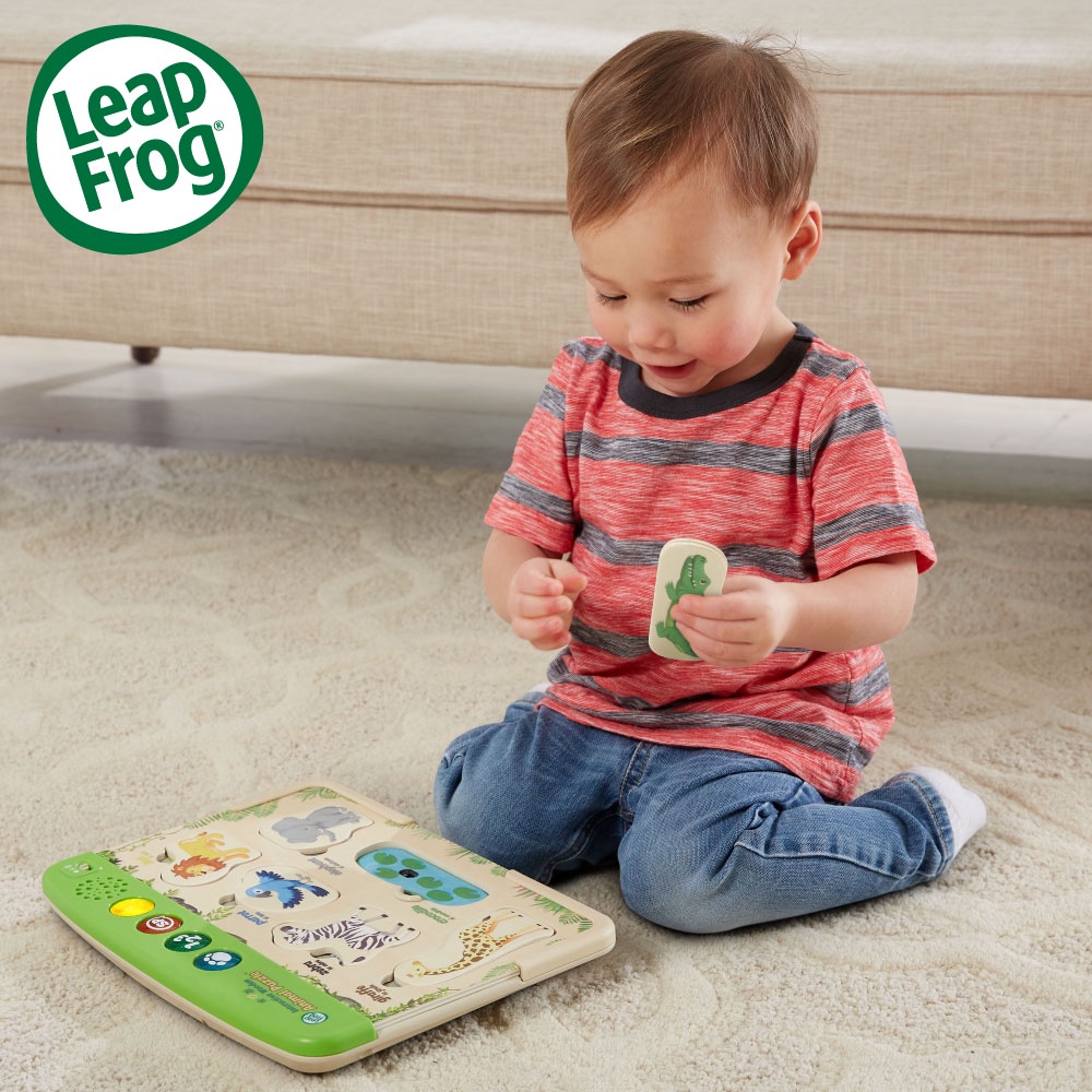 官方直營【LeapFrog】木質動物拼圖, , large