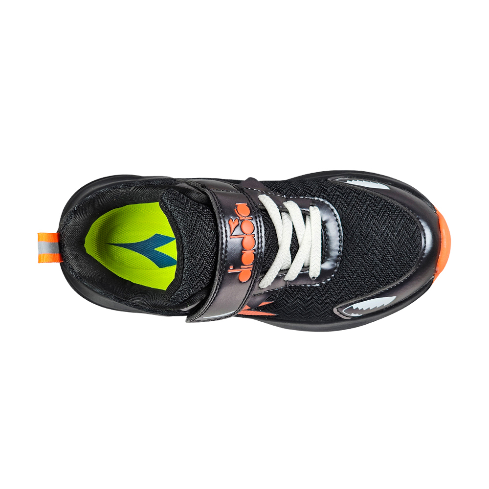 DIADORA迪亞多那 輕量兒童慢跑鞋 童運動鞋 童鞋 時尚 寬楦 透氣 康特杯 足弓支撐 健康鞋墊 耐磨 防滑 黑 粉, , large