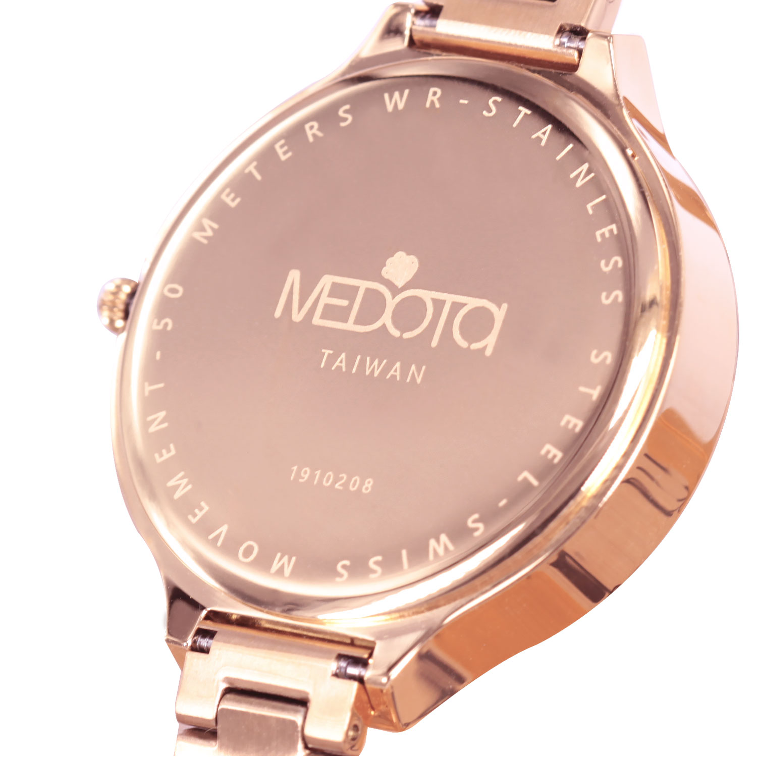 [MEDOTA] ELEGANT GLITTER Shell Surface Pearl And Rose Ladies Watch-Rose Gold / EG-11401, , large