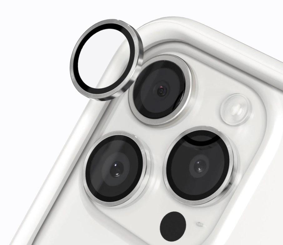 【RHINOSHIELD 犀牛盾】 iPhone 15 Pro/PM鏡頭保護貼-銀, , large