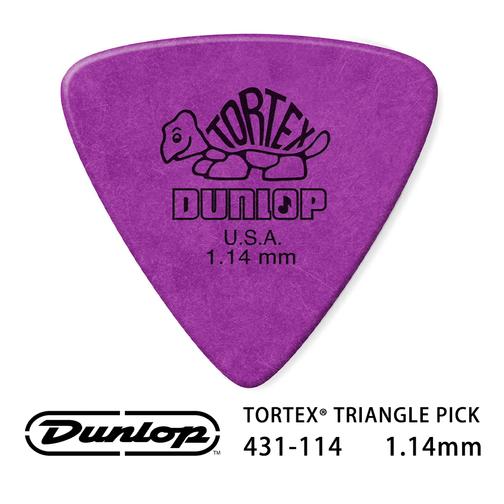 Jim Dunlop Tortex Triangle 431R 1.14mm Pick (三片、十片組)【敦煌樂器】, , large