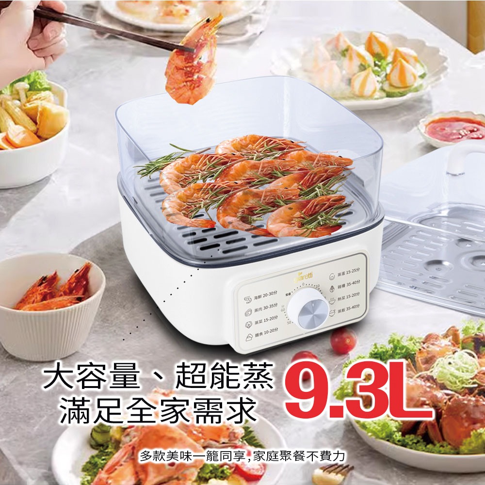 Giaretti Multi-Function Electric Steamer GT-HPS113, , large