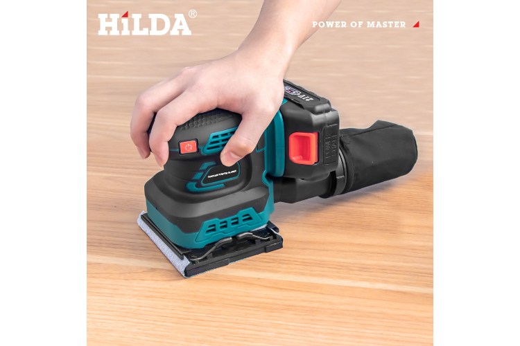 【HILDA】希爾達電動工具 21V 雙電 無刷砂紙機 HL21-SD2, , large