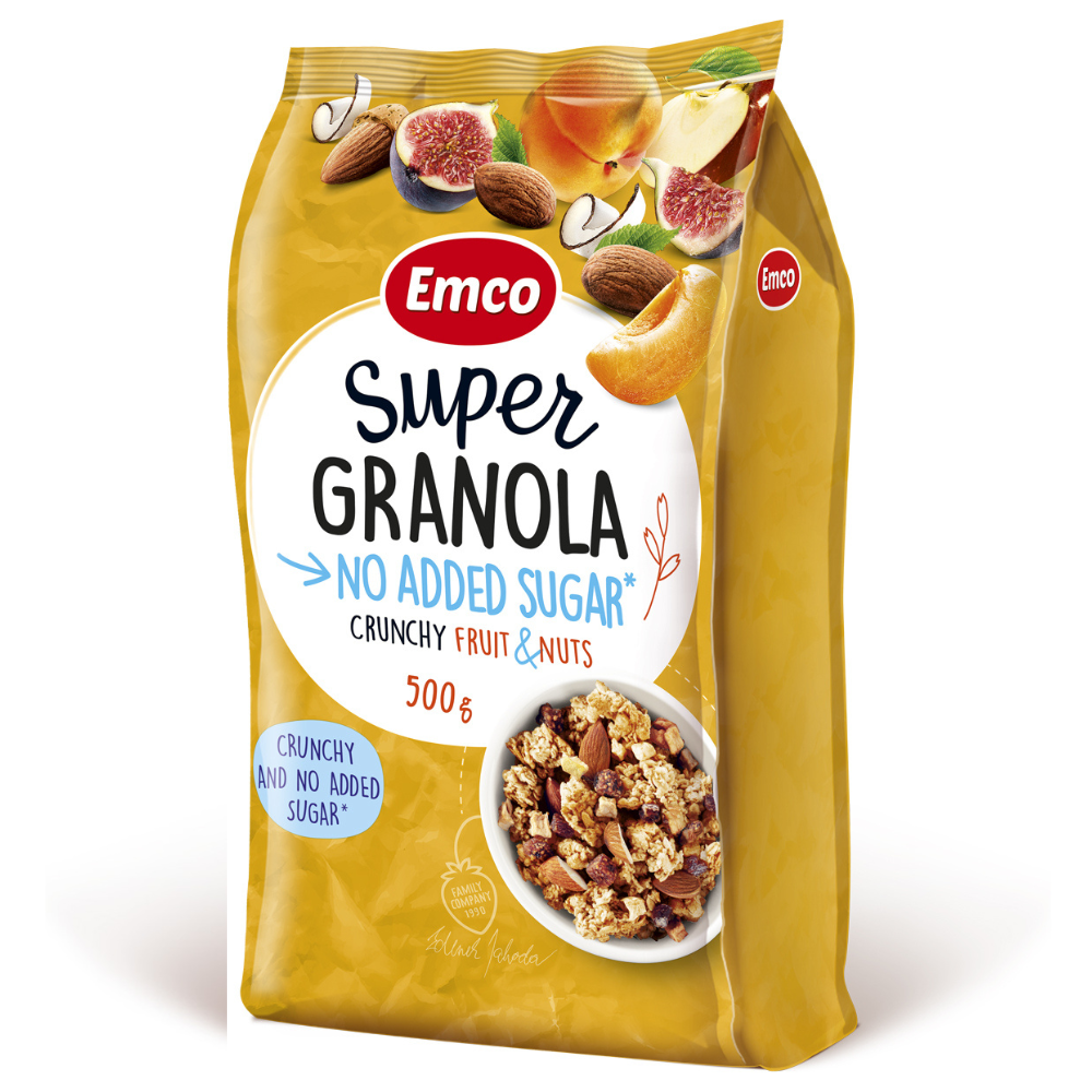 EMCO Granola  no added sugar fruits, , large