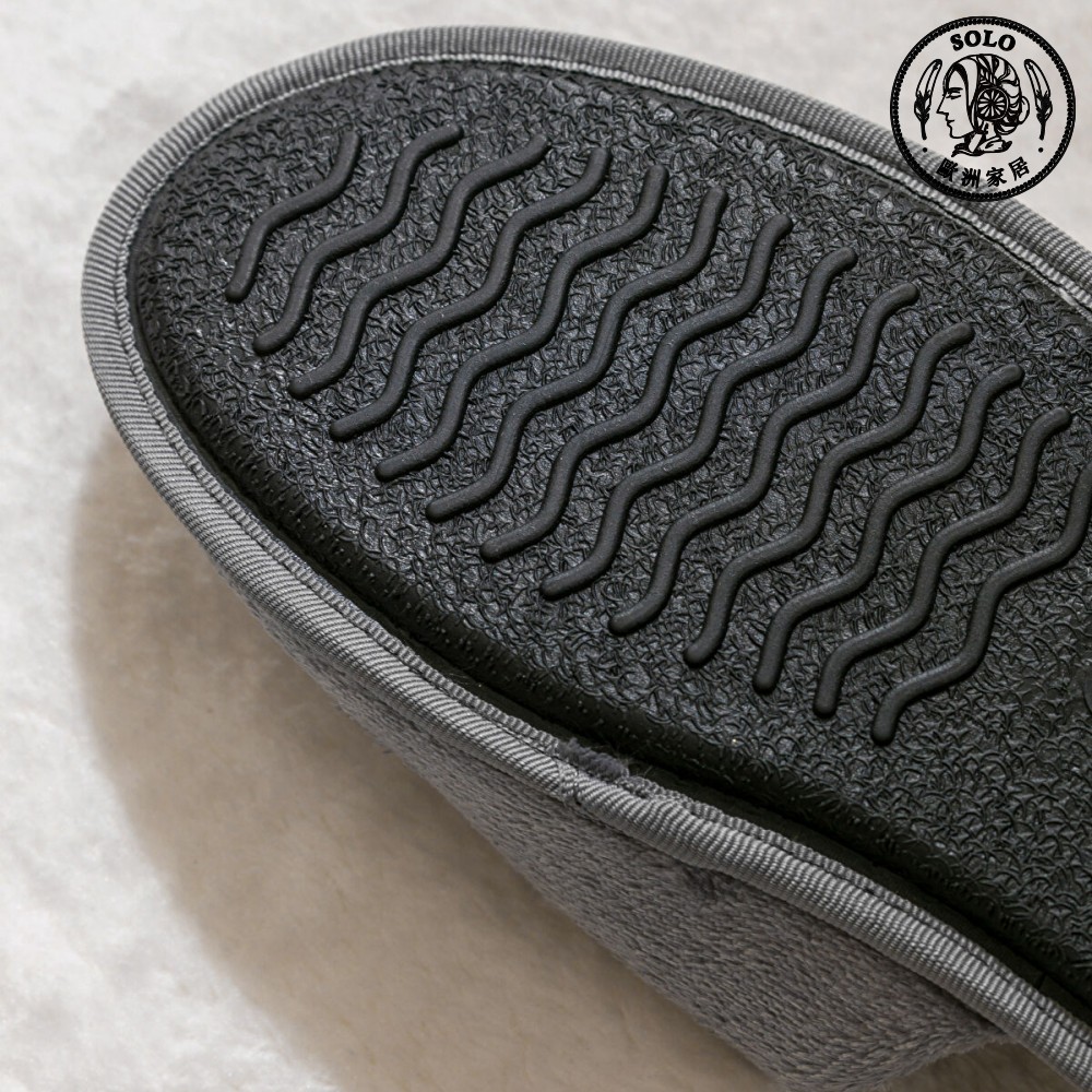 【SOLO Vintage】LCW Home Stay Calm Indoor Plush Slippers Made in Turkey 40-45, , large