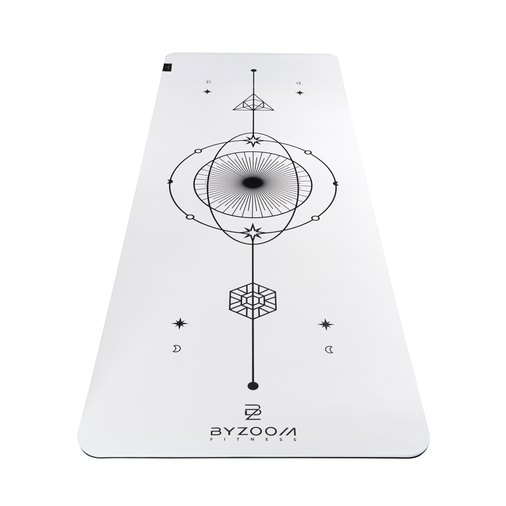 【BYZOOM FITNESS】TPE 健身墊 8mm (白), , large