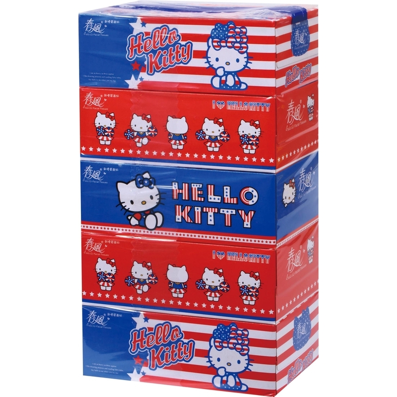 春風Hello Kitty盒裝面紙, , large