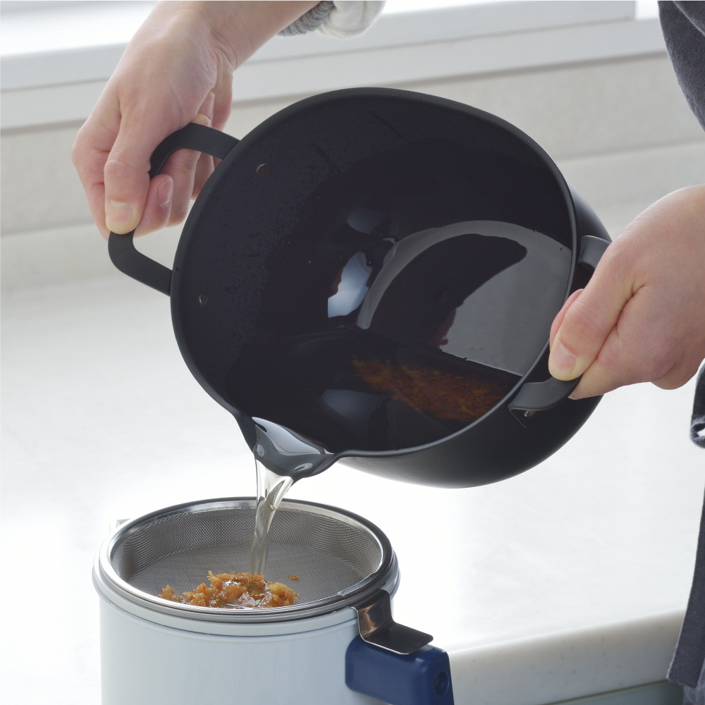 【YOSHIKAWA吉川】aikata橢圓形深純鐵油炸鍋20cm(滿水量2.2L)IH兼容 PD3023日本製, , large