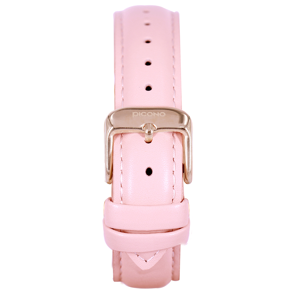 【PICONO】Te amo collection pink leather strap couple watch-Ladies / JE-12201, , large