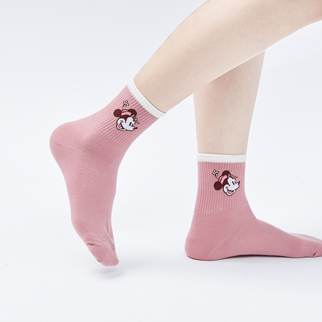 (多款)迪士尼 Disney長襪中統襪【旺達棉品】MK-A310 CD-A309, , large