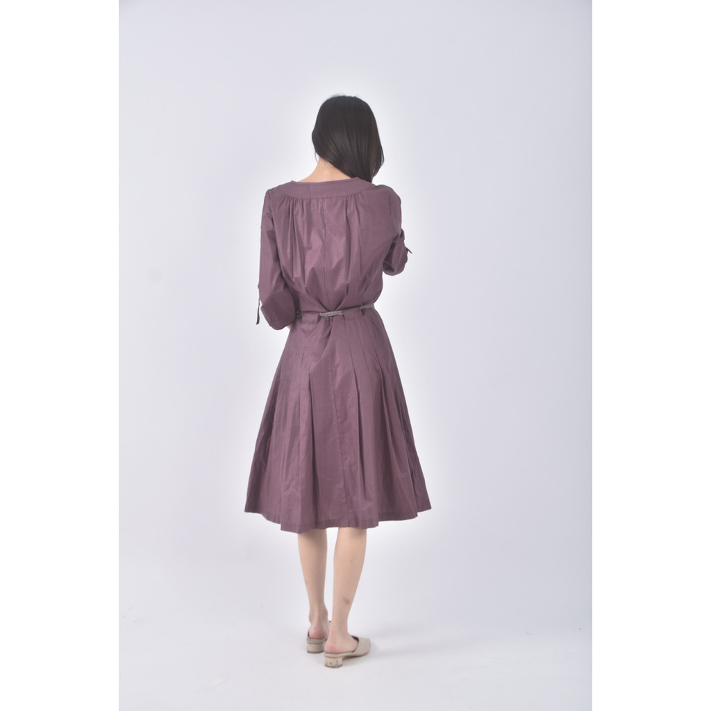 (S) liville棉質紫色洋裝二手衣, , large