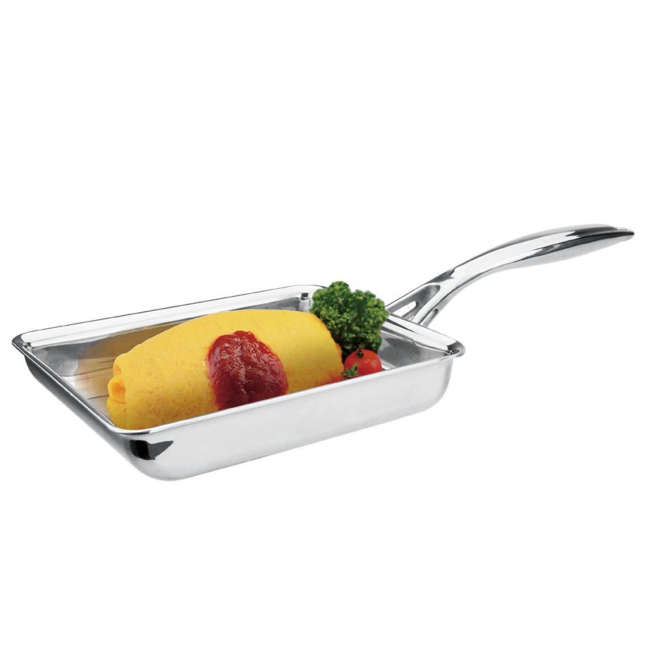 PERFECT 理想牌 日式316不鏽鋼七層複合金玉子燒17cm無蓋IH-Leidea樂德兒, , large