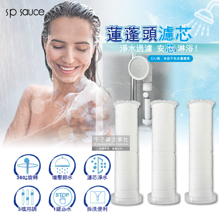 spsauce filter Showerheads & element 3pcs, , large