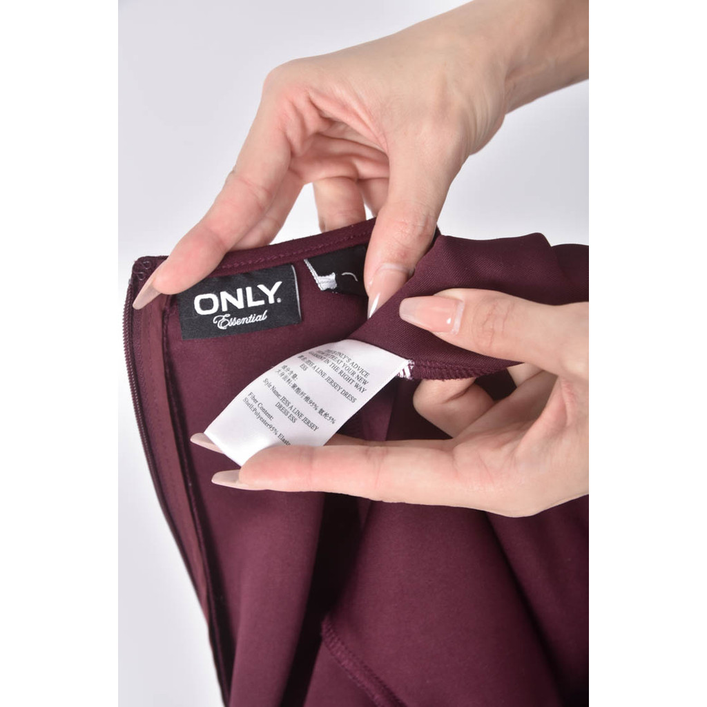 (XS（含）以下) only酒紅色洋裝二手衣, , large