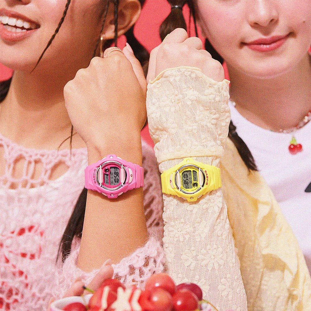 CASIO 卡西歐 Baby-G 甜美櫻桃 電子錶 手錶-粉 BG-169CH-4, , large