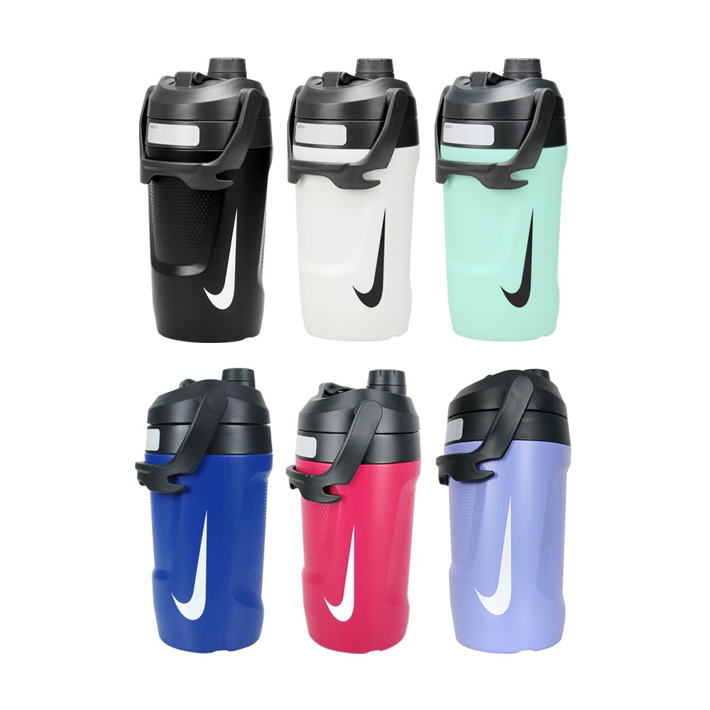 NIKE FUEL JUG大口徑霸水壺 64OZ/1890ml 40OZ/1180ml 輕量 保冷 可機洗 黑白綠藍桃紫, , large
