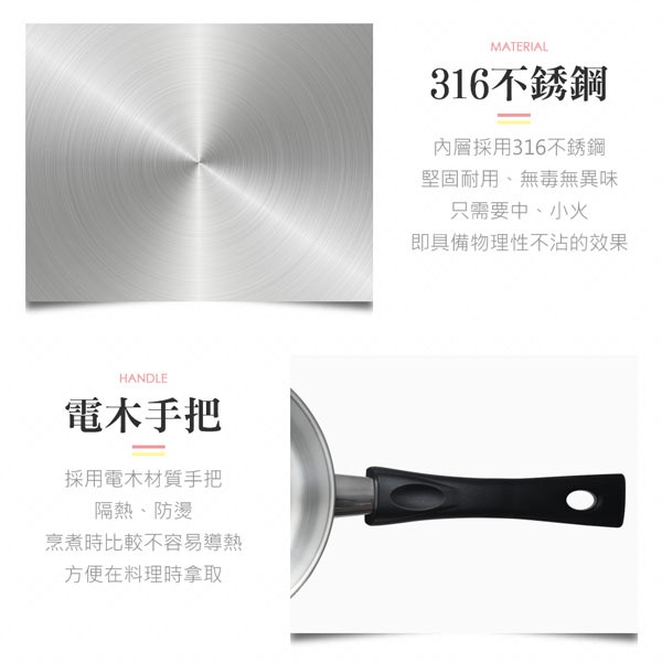 PERFECT 理想牌 金緻316不鏽鋼湯鍋附蓋 18cm附蓋-Leidea樂德兒, , large