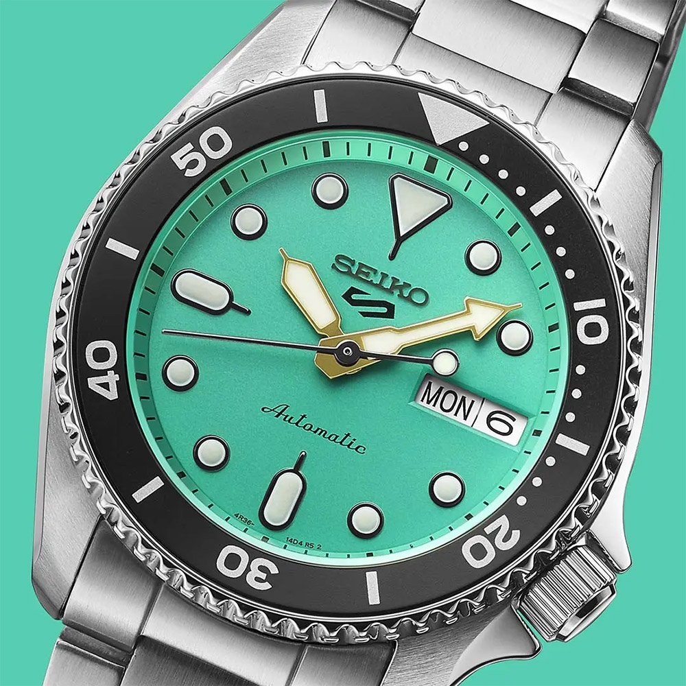 SEIKO 精工 5 Sports 系列機械錶-38mm 4R36-14B0G(SRPK33K1), , large